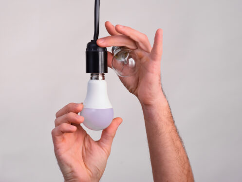 Replacing LED light bulb